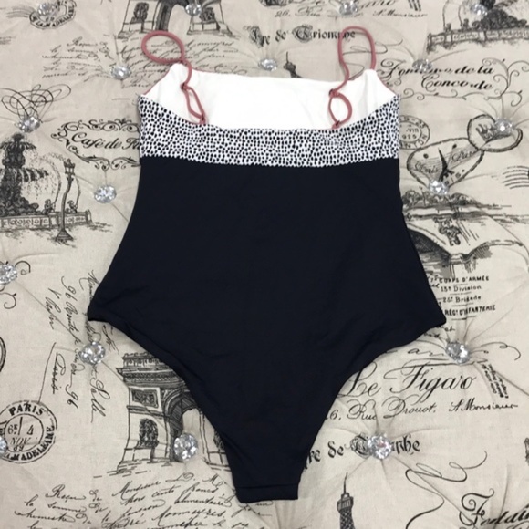 NWOT TAVIK Scarlett Colorblock One-Piece Swimsuit - Picture 5 of 7